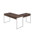 Kit 2 Mesas De Escritório Em L Estilo Industrial 1,50mx1,50m