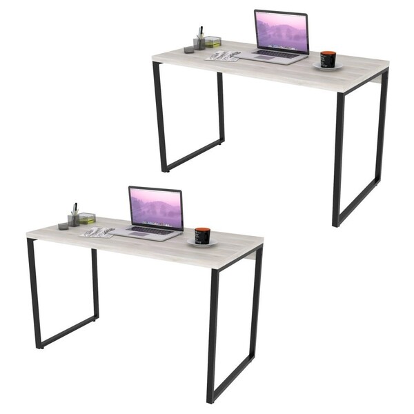 Kit 2 Mesas De Escritório Office 120cm Estilo Industrial Pris