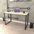 Kit 2 Mesas De Escritório Office 120cm Estilo Industrial Pris