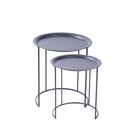 Kit 2 Mesas Laterais Atenas Preto