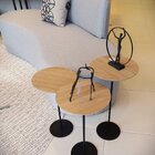 Kit 2 Mesas Laterais Karla - Media/alta, Tampos Redondos Bp I