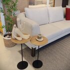 Kit 2 Mesas Laterais Karla - Media/alta, Tampos Redondos Bp I