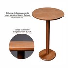 Kit 2 Mesas Laterais Madeira Maciça, Pintura Em Laca E Impres