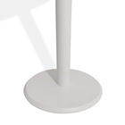 Kit 2 Mesas Laterais Monopé Laqueada 40 E 30 Cm - Off White