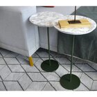 Kit 2 Mesas Laterais Norina - Média / Alta, Tampo Redondo Ime