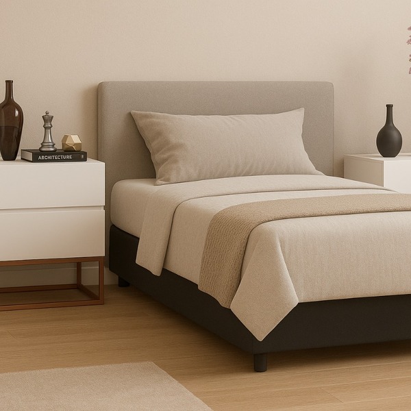 Kit 2 Mesas P/ Cabeceira Eros 60cm Branca Estilo Industrial P