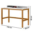 Kit 2 Mesas Para Computador 129x130 Tebar