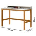 Kit 2 Mesas Para Computador 129x130 Tebar