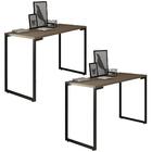 Kit 2 Mesas Para Computador Escrivaninha 120cm Industrial