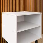 Kit 2 Mesinhas Apoio Lateral Cama Nicho Prateleira Jogo Mesa