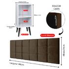 Kit 2 Mesinhas Charme Branco Pés Palito Retrô Cabeceira Suspe