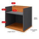 Kit 2 Mesinhas Decorativas Quarto Mesa De Cabeceira Madri Sus