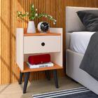 Kit 2 Mesinhas Decore Off/cinamomo Nicho Porta Objetos Pés Pa