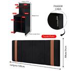 Kit 2 Mesinhas Fantasy Preto Compacta Prateleira Cabeceira Pa