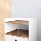 Kit 2 Mesinhas Gavetas Nicho Quarto Painel Tv 50 Polegadas Ri