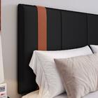 Kit 2 Mesinhas Preto/cinamomo Compacta Prateleira Cabeceira S