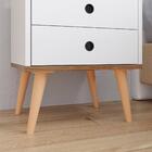 Kit 2 Mesinhas Retrô Cabeceira Suspensa Cama Box King 1,95 Su