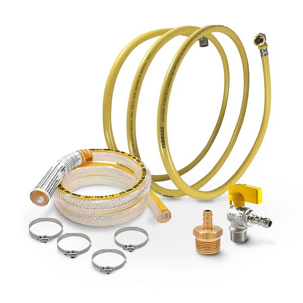 Kit 2 Metros Tubo Pex 16mm + 2 Cotovelos + Conexões