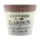 Kit 2 Mini Vasos De Planta Cachepot Estampados Decorados 11cm