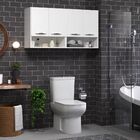 Kit 2 Módulos Aéreo De Parede Com 2 Portas Branco