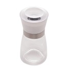 Kit 2 Moedores De Tempero De Vidro Com Bandeja Moedor De Pime