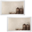 Kit 2 Nicho De Porcelanato Bege Barcel Polido 60x32cm