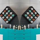 Kit 2 Nicho Decorativo Porta Toalha Com 16 Nichos Multiuso De