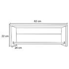 Kit 2 Nichos Cabideiros Suspensos Berlim Branco