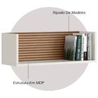 Kit 2 Nichos De Parede 60 Cm 14064 Off White Cristal Ripado M