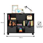 Kit 2 Nichos Organizadores Com Rodizios 3 Gavetas - Qmovi - P