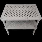 Kit 2 Organizador De Armário Prateleira Retangular Plástica C