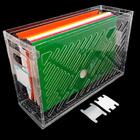 Kit 2 Organizadores De Pastas Suspensas Dellocolor Caixa Arqu