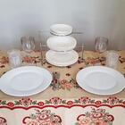 Kit 2 Organizadores Suporte Para Pratos 3 Níveis Cromado Divi