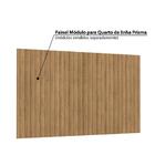 Kit 2 Painéis Kappesberg Prisma Freijó Ripado 3d 77,5 Cm