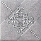 Kit 2 Painel Auto Adesivo Placa Ladrilhos Prateados 70x70cm