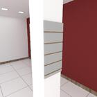 Kit 2 Painel Canaletado P/ Pilar Cinza Cristal 2 Peças 30x60cm