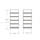 Kit 2 Painel Canaletado P/ Pilar Cinza Cristal 2 Peças 30x60cm