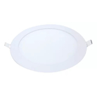 Kit 2 Painel Led Embutir Redondo Luz Branca 6500k 18w 22cm