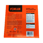 Kit 2 Painel Led Foxlux Quadrado Sobrepor 12w 6500k Branco