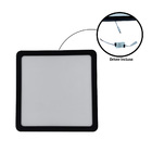 Kit 2 Painel Led Foxlux Quadrado Sobrepor 24w 6500k Preto