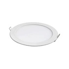 Kit 2 Painel Led Foxlux Redondo Embutir 12w 3000k Biv Branco