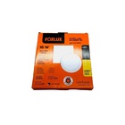 Kit 2 Painel Led Foxlux Redondo Embutir 18w 3000k Branco
