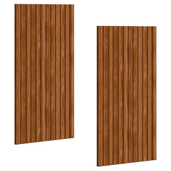 Kit 2 Painel Ripado Placa Projetta 218x100 Cm Mbl