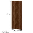 Kit 2 Painel Ripado Placa Projetta 265x100 Cm Mbl