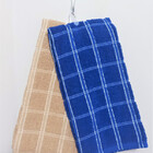 Kit 2 Panos De Copa 45x65  Azul Royal/bege