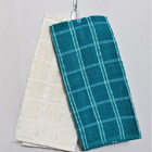 Kit 2 Panos De Copa 45x65  Verde Marfim