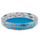 Kit 2 Parede De Tenda Gazebo Azul 3x3m + 1 Piscina Inf. 180l