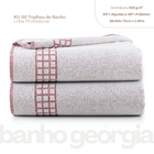 Kit 2 Pçs Toalha De Banho Para Praia E Piscina Georgia Variaç