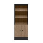 Kit 2 Peças 1 Escrivaninha 2 Gavetas E 1 Armário 2 Portas Gam