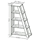 Kit 2 Peças 1 Escrivaninha Gold Com 1 Estante Star Amadeirado